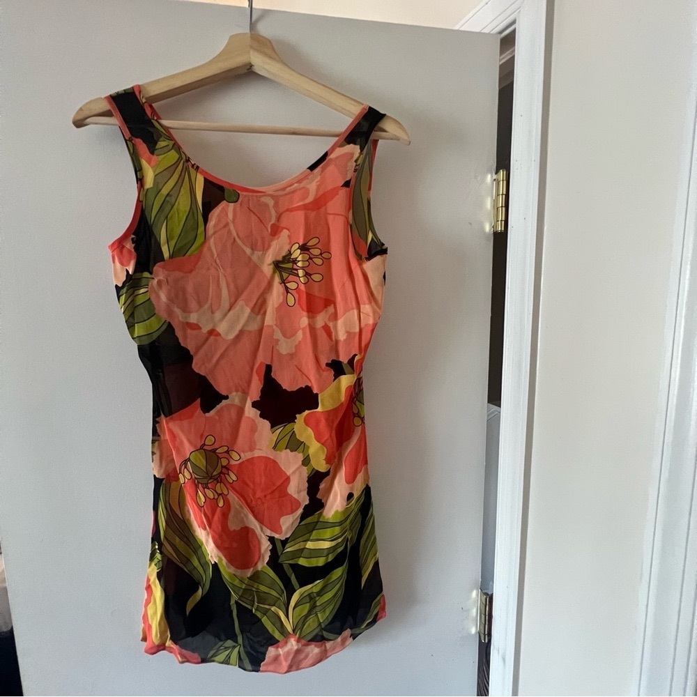 Betsy Johnson Multicolor Floral Mini Dress